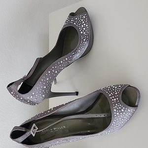 Karen Millen crystal pumps